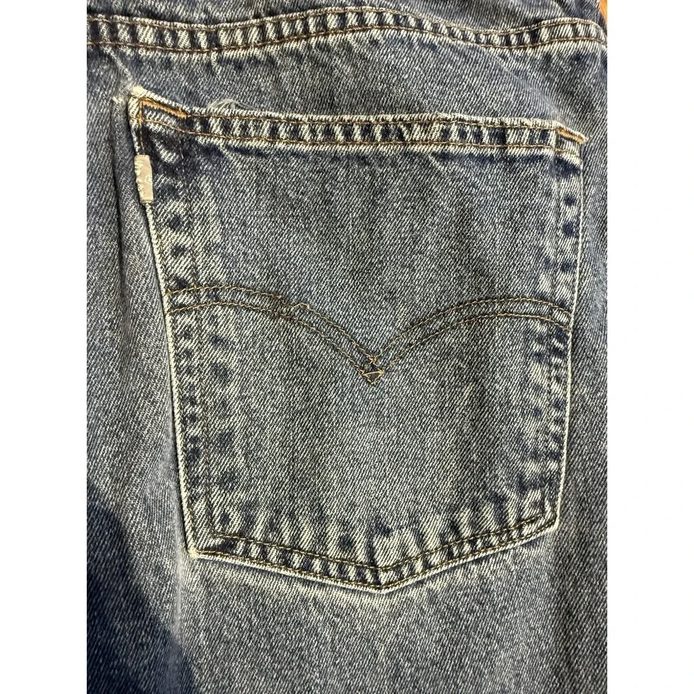 Vintage‎ 1998 Levis SilverTab Loose Jeans Mens 36x32 (34x32) Baggy Skater Denim